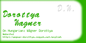 dorottya wagner business card