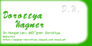 dorottya wagner business card